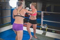 A C B C U S T 053 B O X Match Comp Smother Alkaia Raella 01450 Competitive Female Boxing